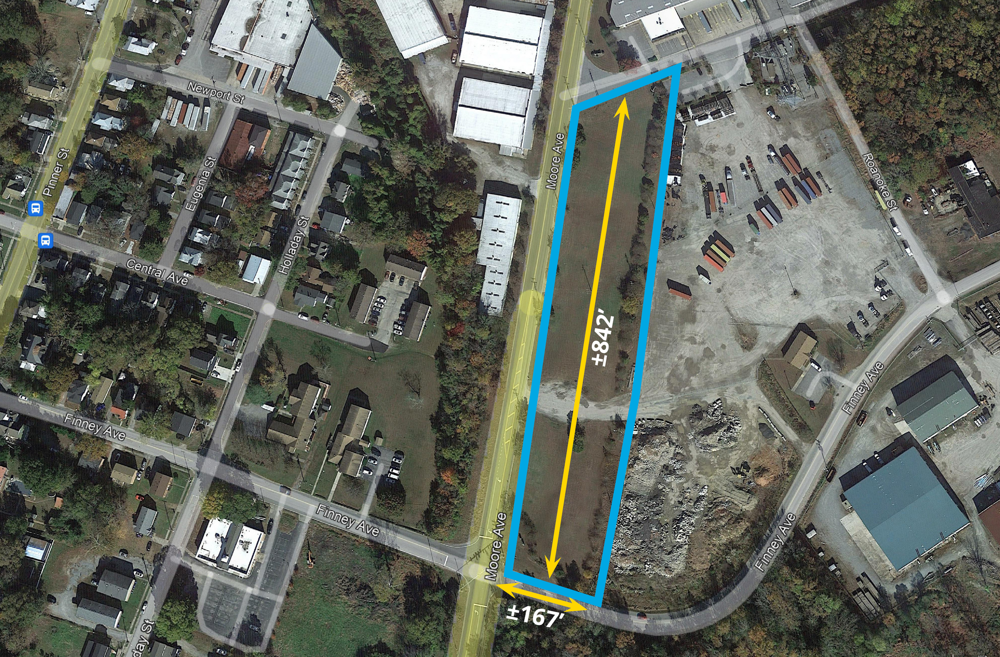 Finney, Suffolk, VA for lease Aerial- Image 1 of 2