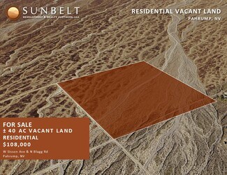 Plus de détails pour 9381 Blagg rd, Pahrump, NV - Terrain à vendre