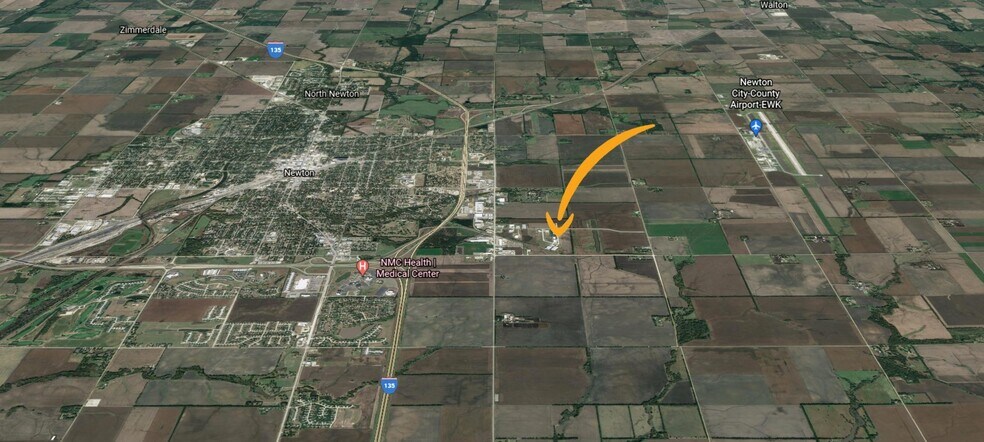 900 Industrial, Newton, KS for sale - Aerial - Image 2 of 4