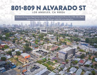 Plus de détails pour 801-809 N Alvarado St, Los Angeles, CA - Terrain à vendre