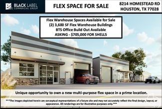 Plus de détails pour 8214 Homestead Rd – Flex à vendre, Houston, TX