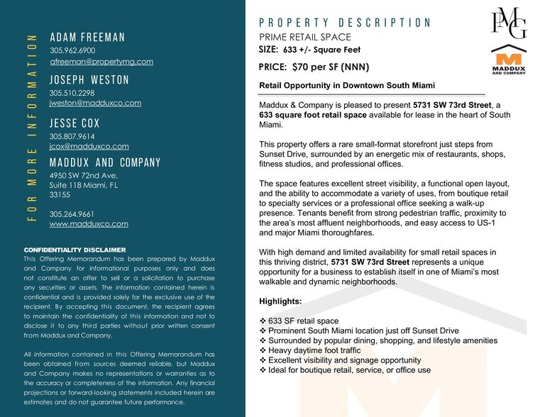 5731 SW 73rd St, South Miami, FL à louer - Photo intérieure - Image 2 de 5