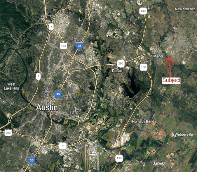 13904 Old Highway 20, Manor, TX for sale - Aerial - Image 2 of 3