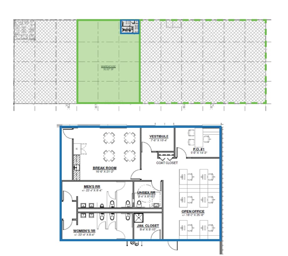 1 E North Ave, Glendale Heights, IL for lease Floor Plan- Image 1 of 1