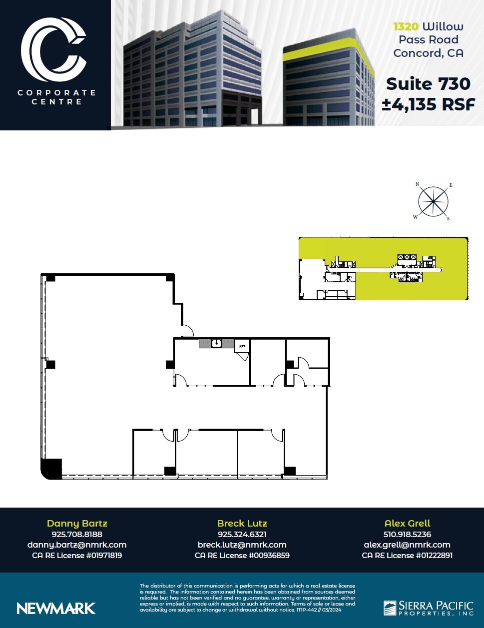 1390 Willow Pass Rd, Concord, CA for lease Floor Plan- Image 1 of 1