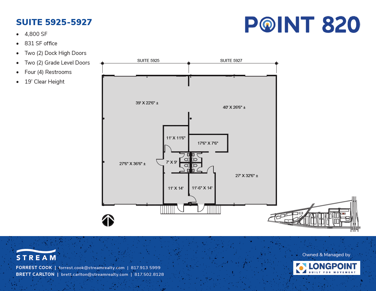 5721 E Rosedale St, Fort Worth, TX for lease Floor Plan- Image 1 of 1