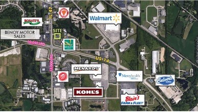 1745 S Eastwood Dr, Woodstock, IL - AERIAL map view