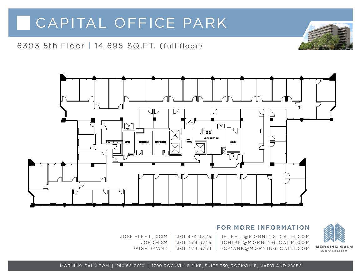 6303 Ivy Ln, Greenbelt, MD à louer Plan d  tage- Image 1 de 1