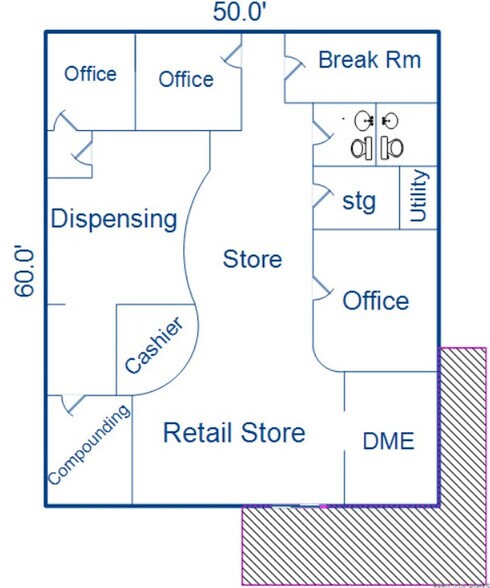 910 Old Camp Rd, Lady Lake, FL à louer - Plan d’étage - Image 3 de 18