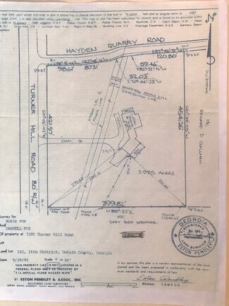 Plus de détails pour 3280 Turner Hill Rd, Lithonia, GA - Terrain à vendre