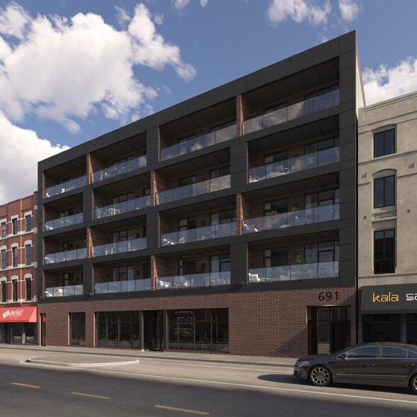 691 Milwaukee Ave, Chicago, IL for lease - Building Photo - Image 2 of 3