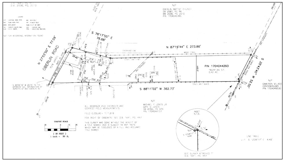 802 Oberlin Rd, Raleigh, NC for sale - Site Plan - Image 2 of 2