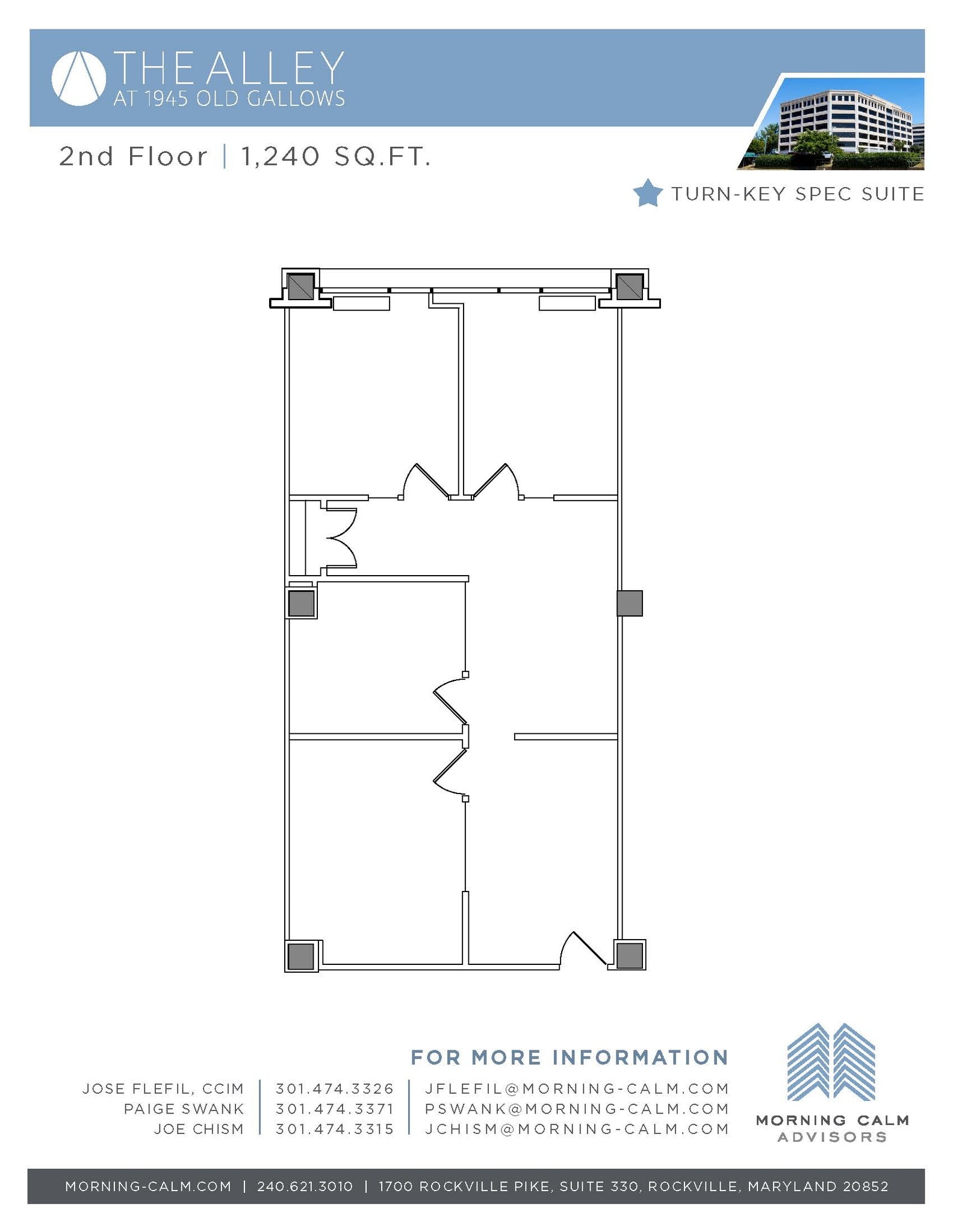 1945 Old Gallows Rd, Vienna, VA for lease Floor Plan- Image 1 of 14