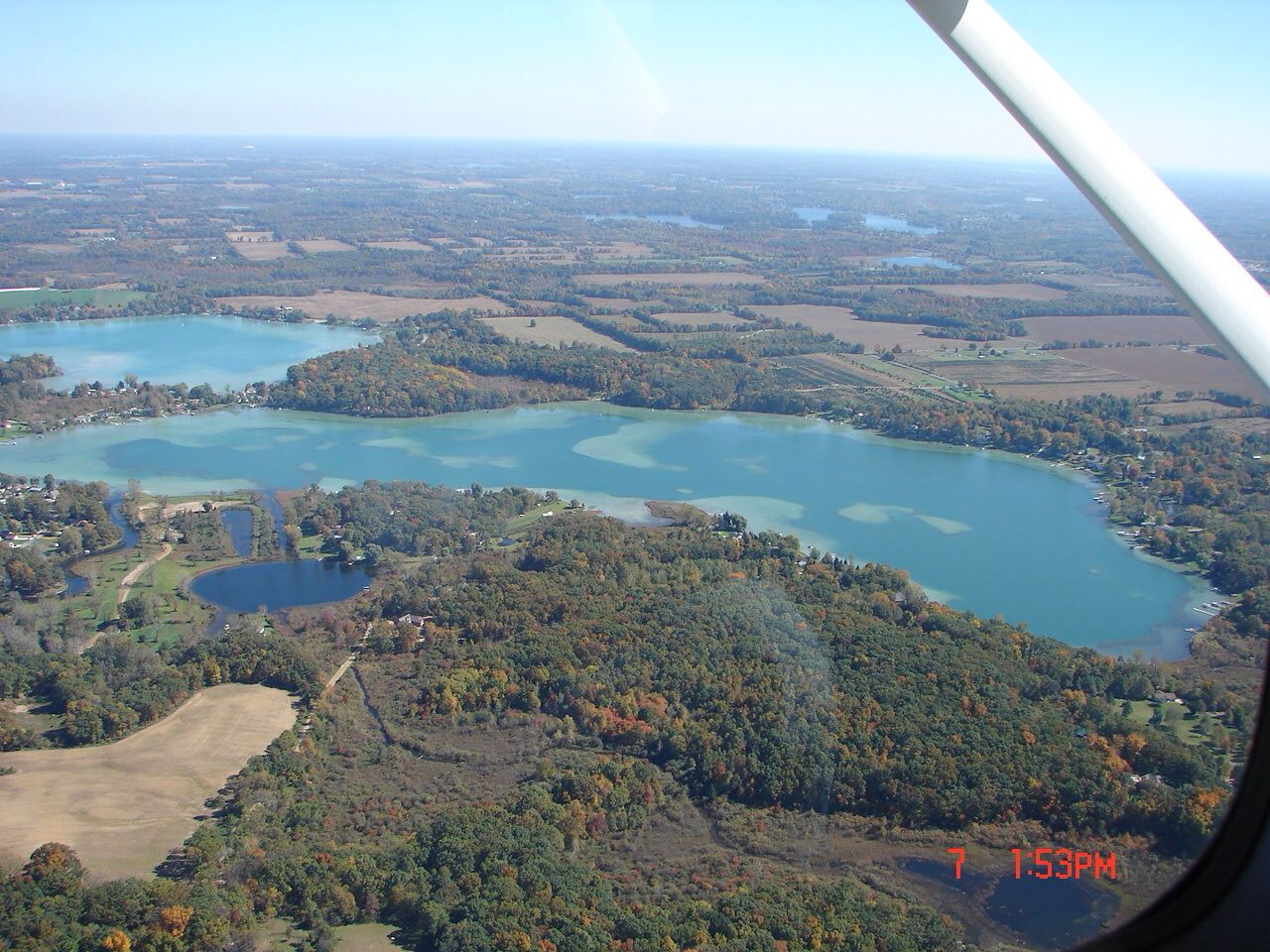 Farwell Lake, Horton, MI for sale Aerial- Image 1 of 1