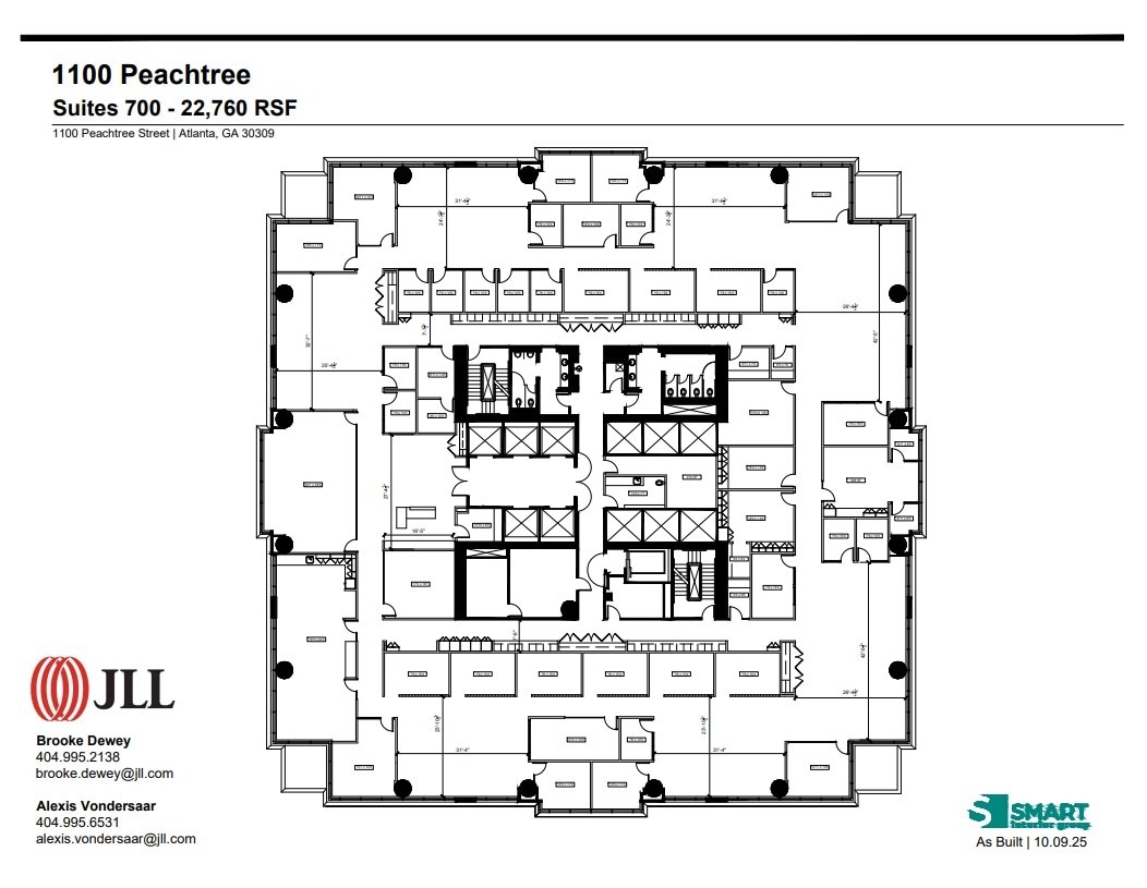 1100 Peachtree St NE, Atlanta, GA for lease Floor Plan- Image 1 of 1
