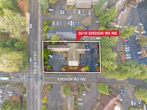 3610 Ensign Rd NE, Olympia, WA - Aerial  map view