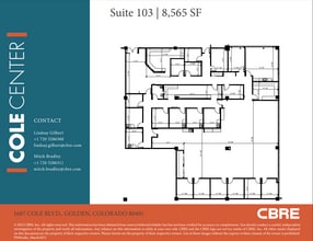 1687-1707 Cole Blvd, Golden, CO à louer Plan d’étage- Image 1 de 1