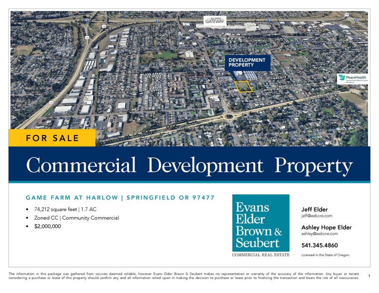 Game Farm Rd, Springfield, OR à vendre - Photo du bâtiment - Image 2 de 3