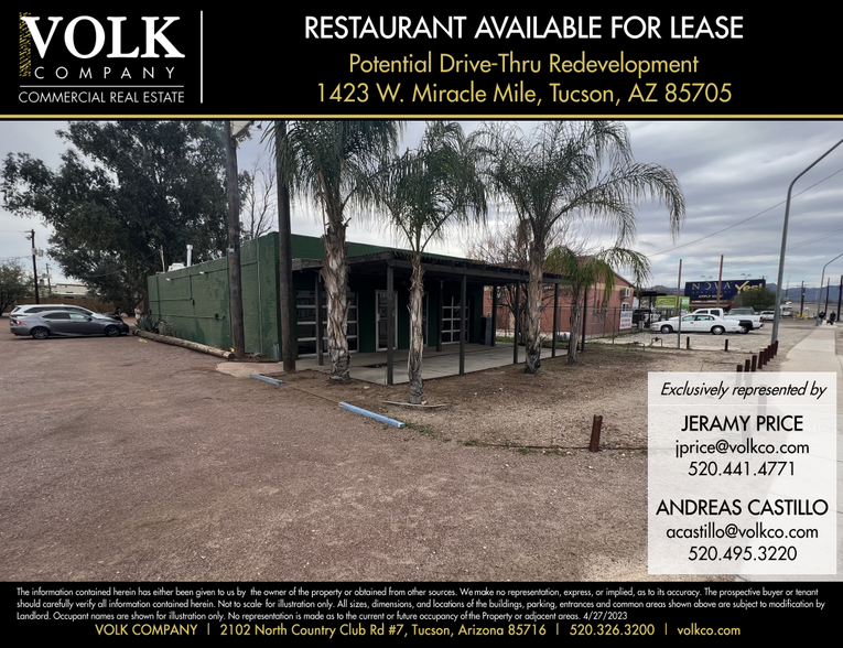 1423 W Miracle Mile, Tucson, AZ for lease - Building Photo - Image 1 of 4