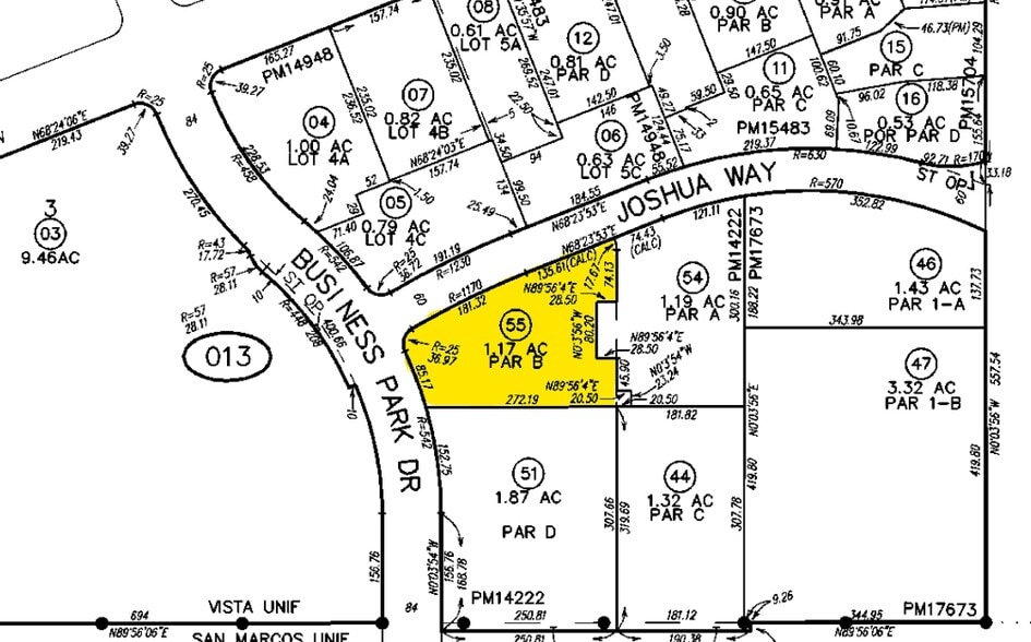 1185 Joshua Way, Vista, CA for sale - Plat Map - Image 3 of 14