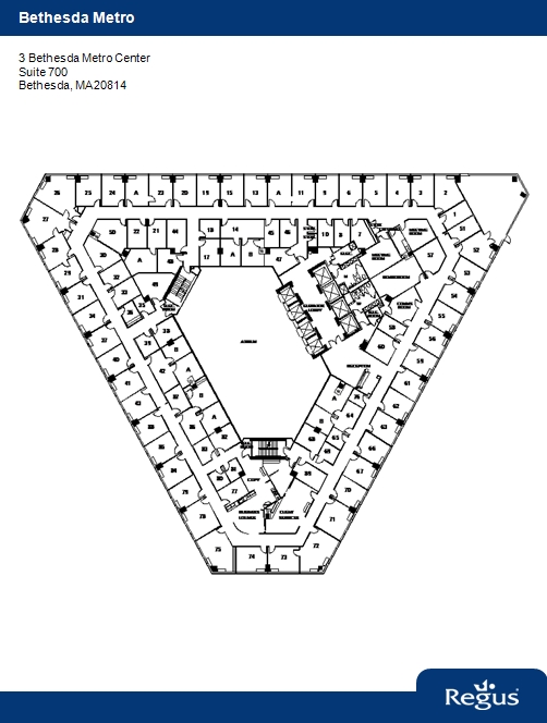 3 Bethesda Metro Center, Bethesda, MD for lease Floor Plan- Image 1 of 1