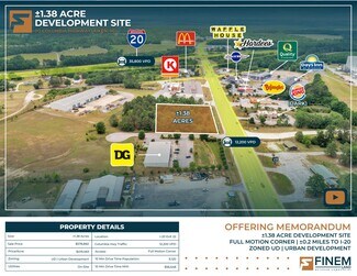Plus de détails pour 2626 Columbia Hwy N, Aiken, SC - Terrain à vendre
