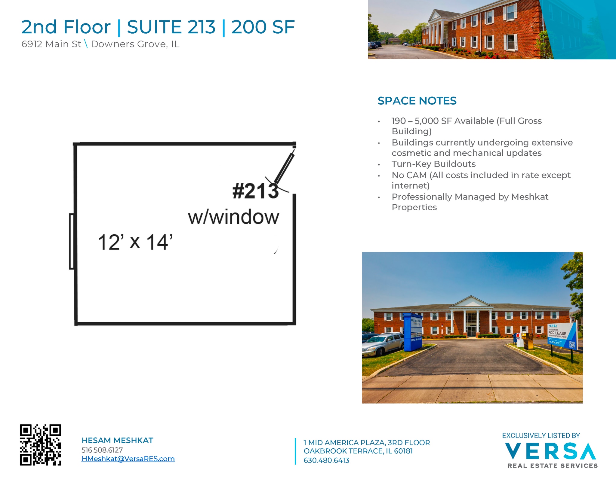 6912 Main St, Downers Grove, IL for lease Floor Plan- Image 1 of 1