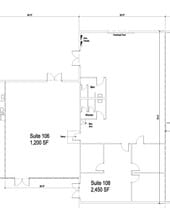 2474 Manana Dr, Dallas, TX à louer Plan d’étage- Image 1 de 1