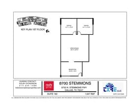 8700 N Stemmons Fwy, Dallas, TX for lease Floor Plan- Image 1 of 1
