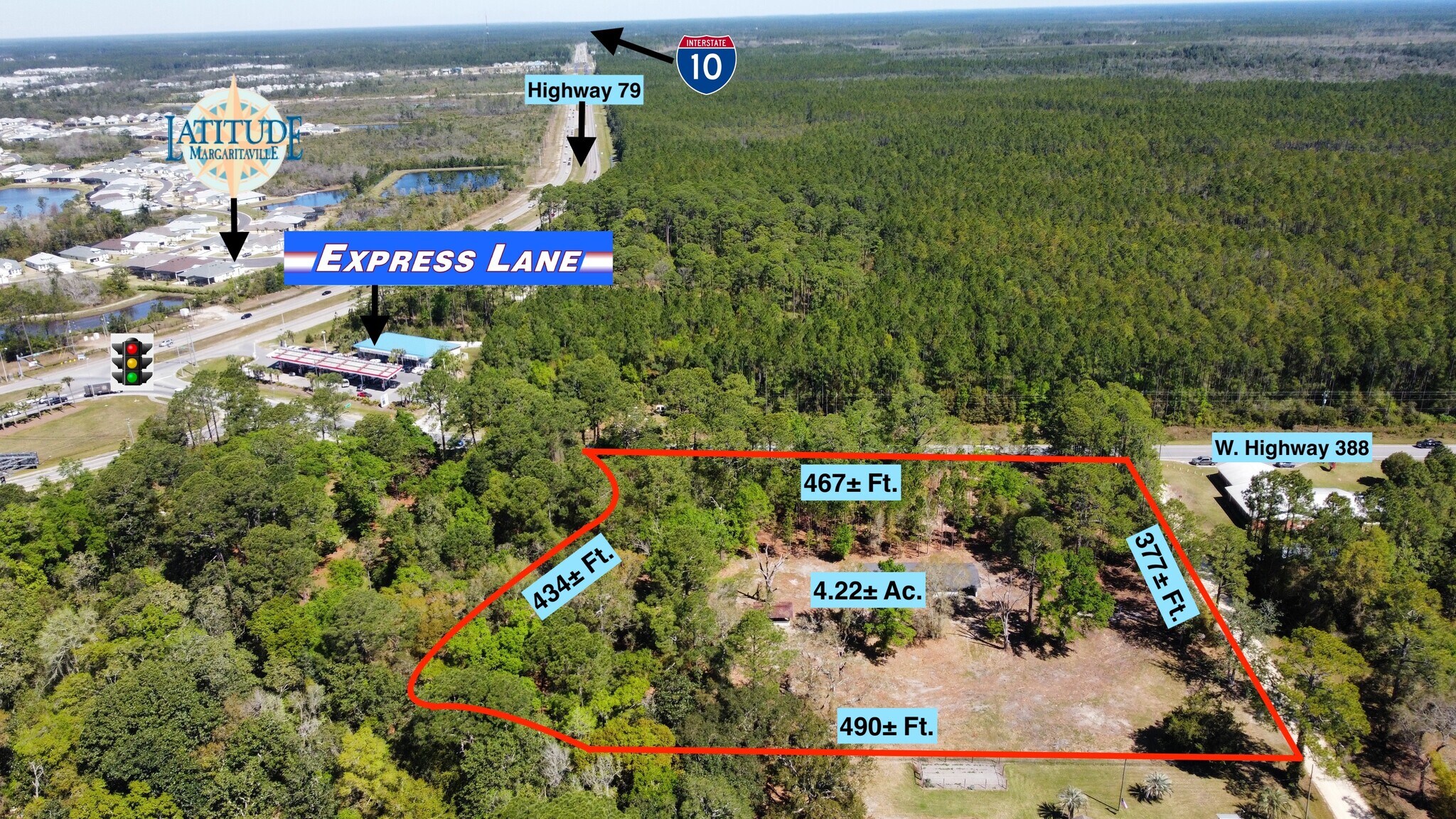 000 W. Highway 388, Panama City Beach, FL à vendre Photo du bâtiment- Image 1 de 14