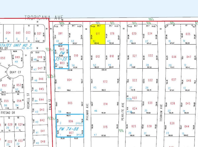 4225 E Tropicana Ave, Las Vegas, NV for lease - Plat Map - Image 2 of 15