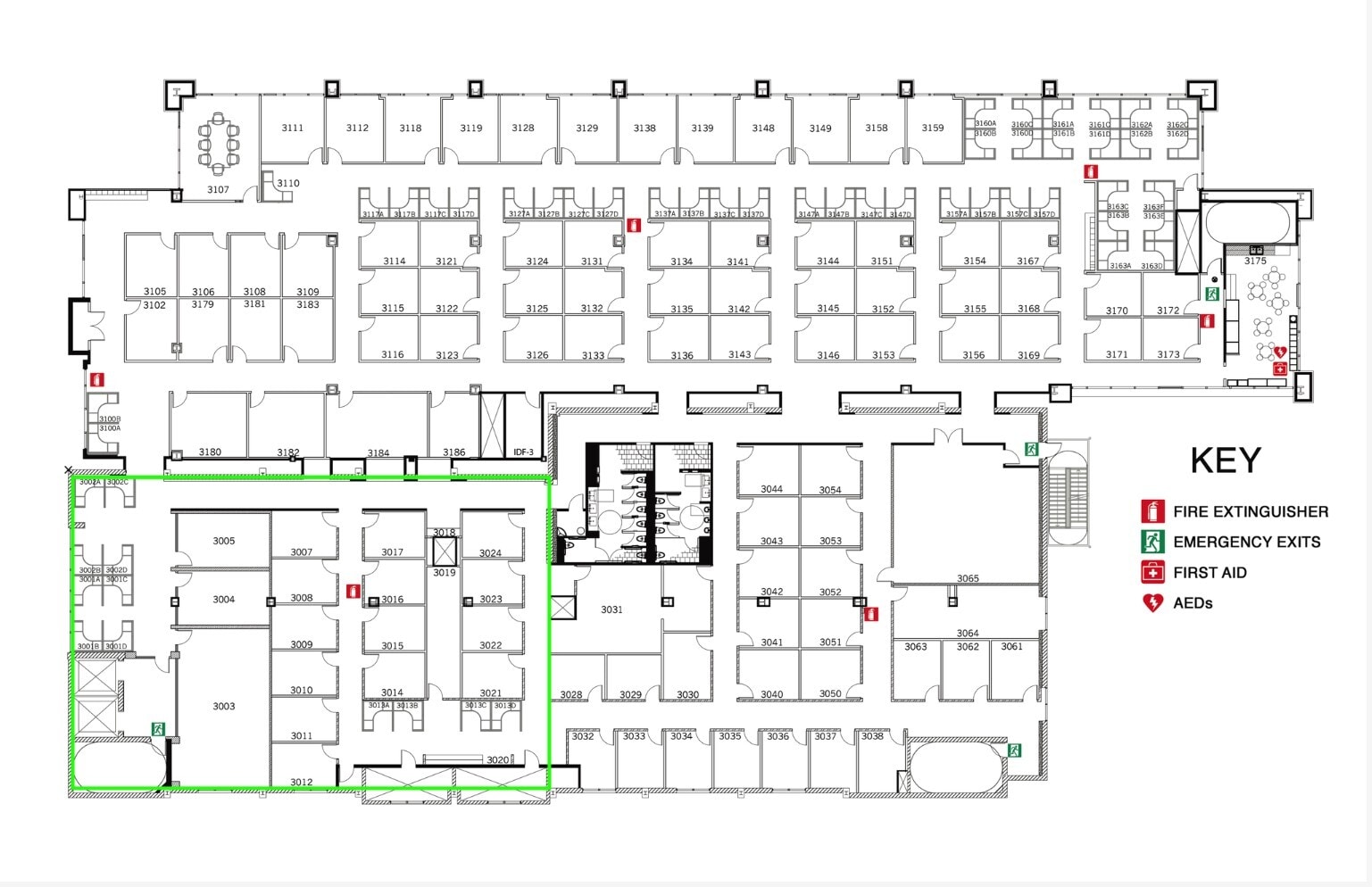 12020 Chandler Blvd, North Hollywood, CA à louer Plan d’étage- Image 1 de 1