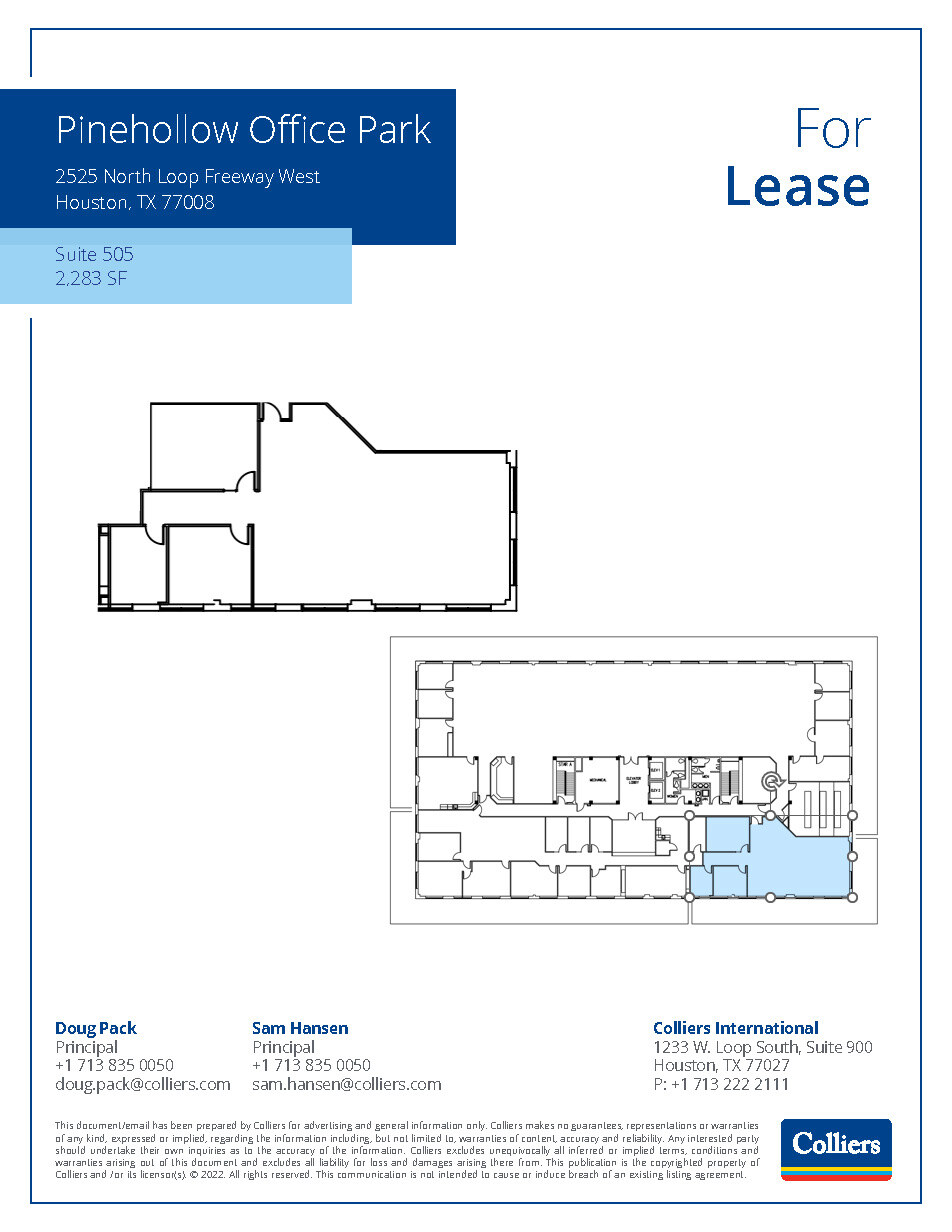 2525 N Loop Fwy W, Houston, TX for lease Floor Plan- Image 1 of 1