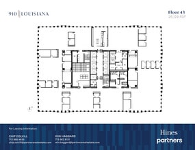 910 Louisiana St, Houston, TX à louer Plan d’étage- Image 1 de 1