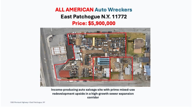 Plus de détails pour 1385 Montauk Hwy, East Patchogue, NY - Industriel à vendre