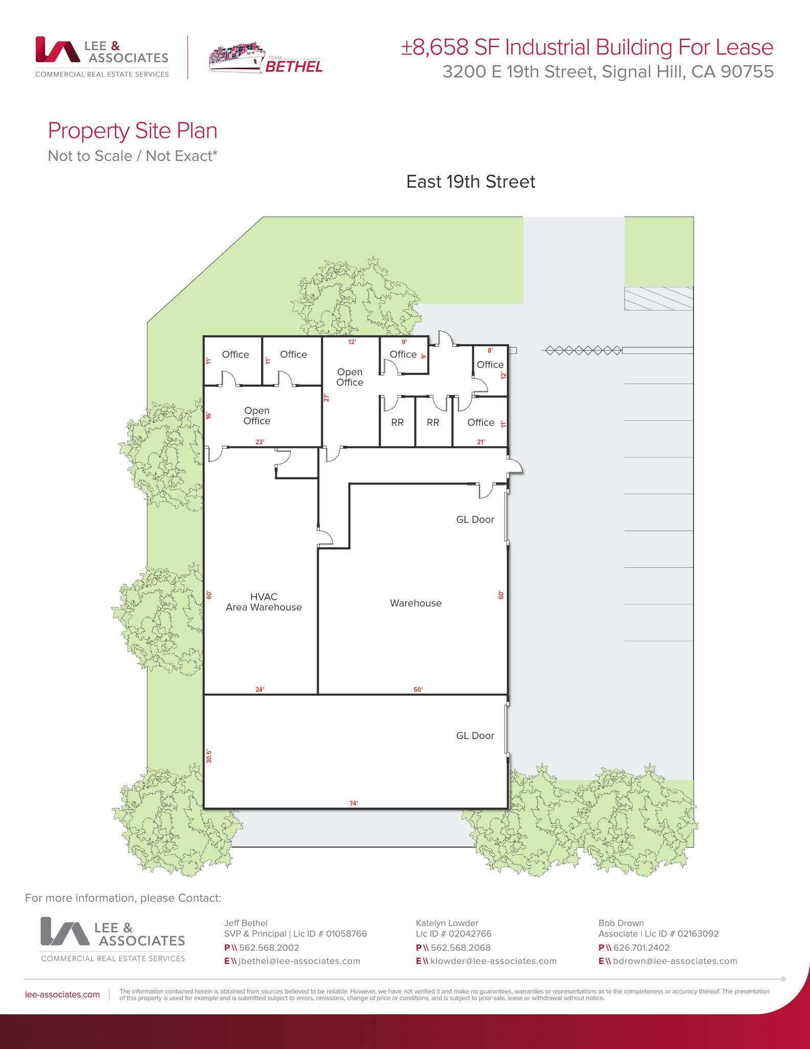 3200 E 19th St, Signal Hill, CA à louer Plan de site- Image 1 de 2