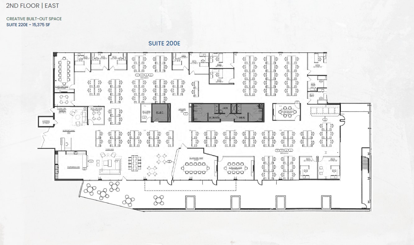 110 S Fairfax Ave, Los Angeles, CA à louer Plan d’étage- Image 1 de 1