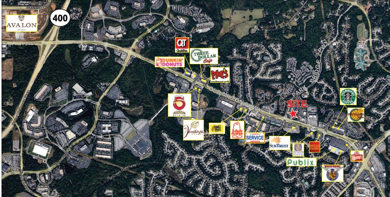 4080 Old Milton Pky, Alpharetta, GA for lease - Aerial - Image 2 of 3