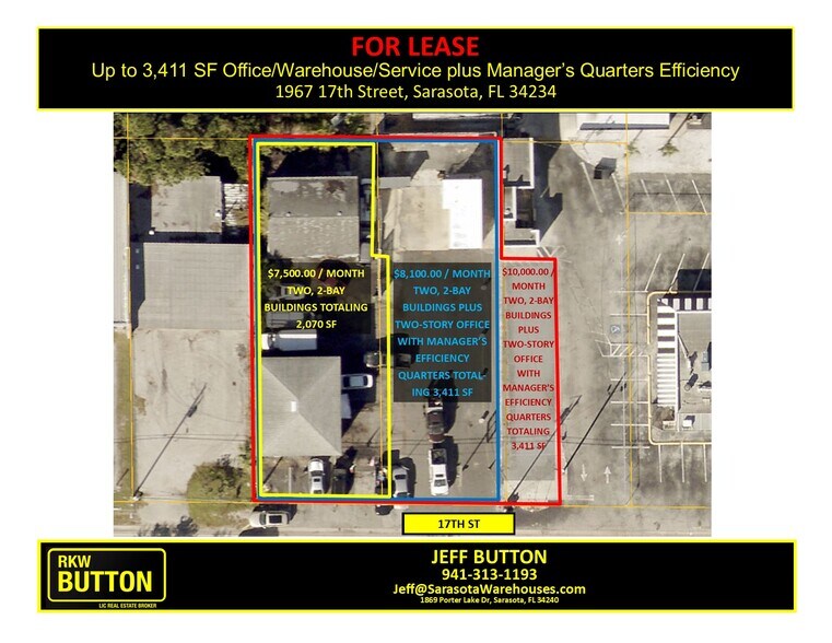 1967 17th St, Sarasota, FL à louer - Plan de site - Image 2 de 13