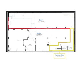 128-162 N Broad St, Mooresville, NC à louer Plan d’étage- Image 2 de 3