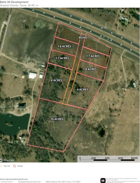 5215 U.S. 82 Hwy, Bells, TX for sale - Plat Map - Image 1 of 8