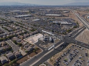 SWC Gibson & Warm Springs, Henderson, NV - AERIAL  map view - Image1
