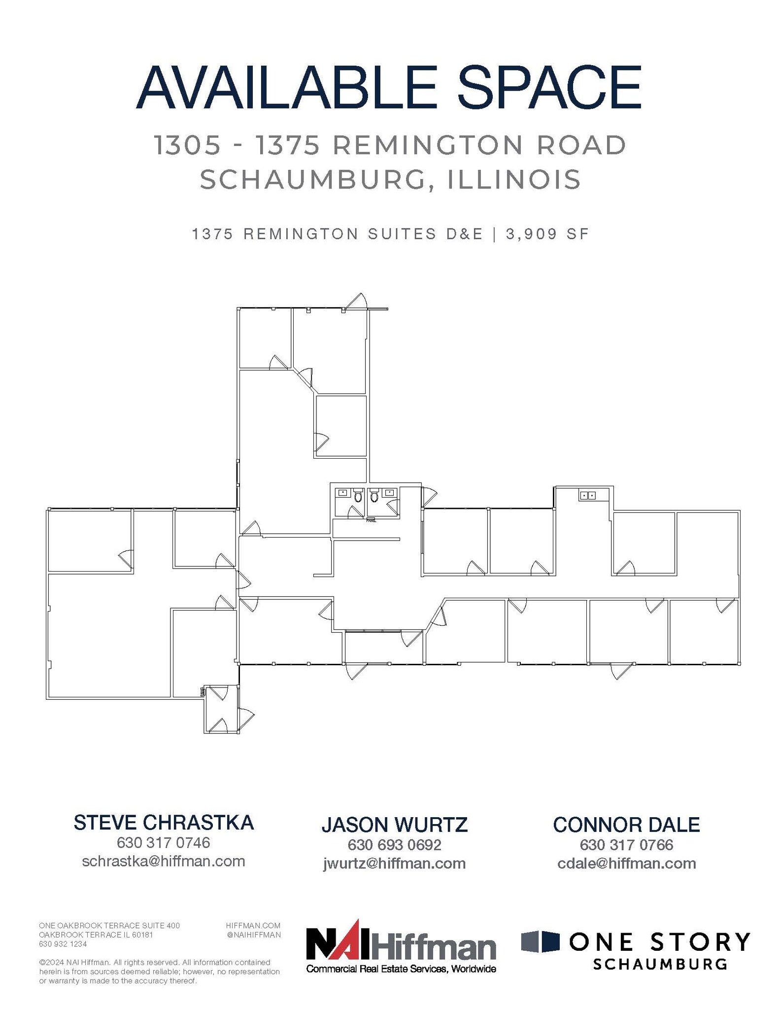 1305 Remington Rd, Schaumburg, IL à louer Plan d  tage- Image 1 de 1