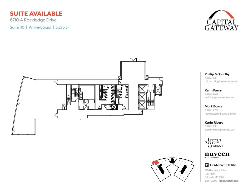 6700 Rockledge Dr, Bethesda, MD for lease Floor Plan- Image 1 of 1