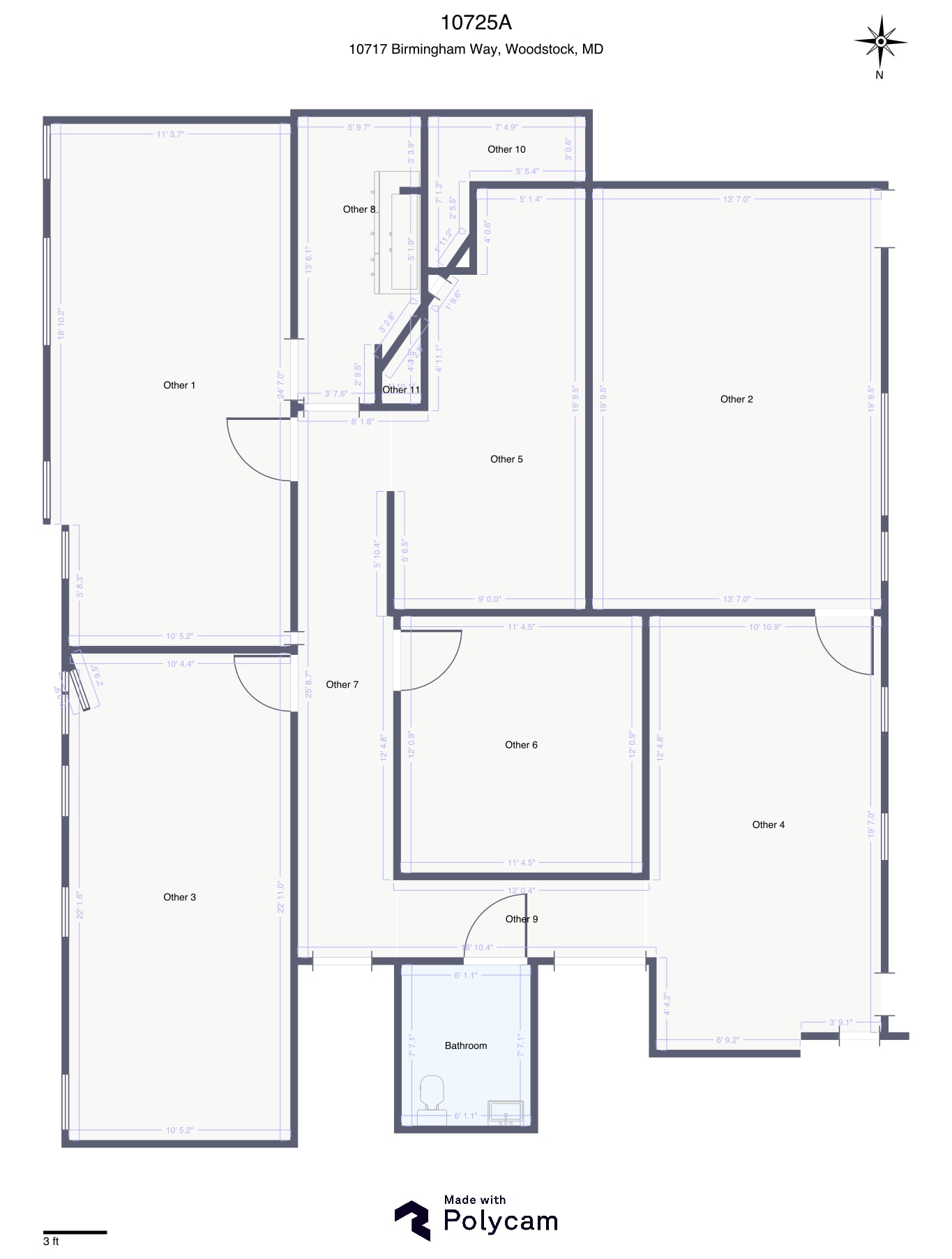 10707-10753 Birmingham Way, Woodstock, MD for lease Floor Plan- Image 1 of 1