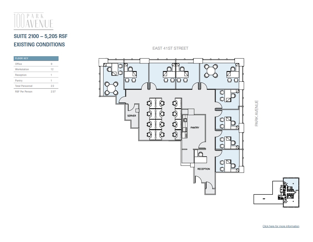 100 Park Ave, New York, NY for lease Floor Plan- Image 1 of 1