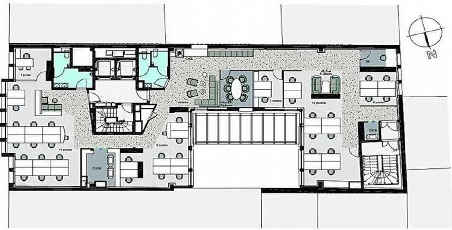 10 Rue Henner, Paris for lease - Floor Plan - Image 3 of 4