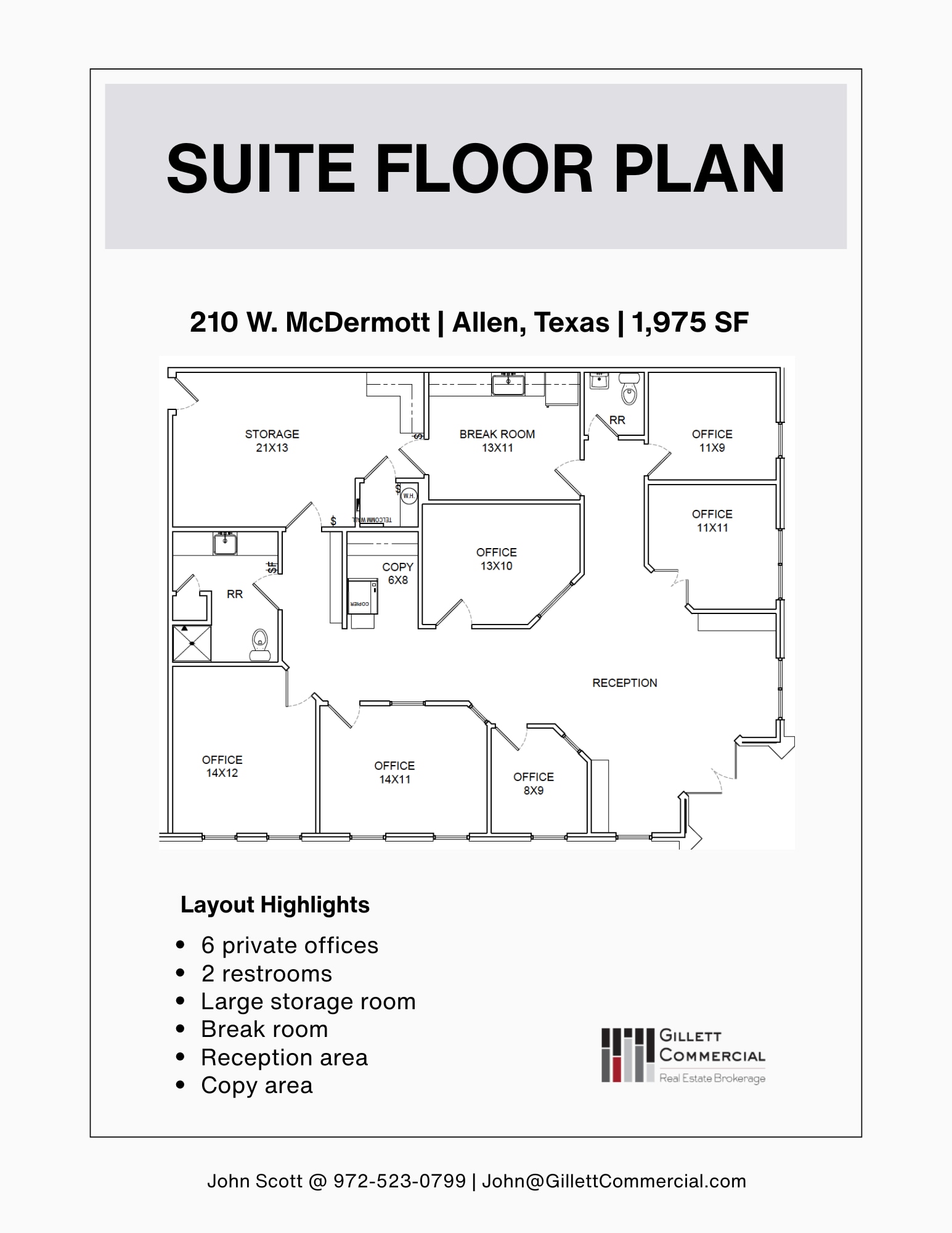 210 W McDermott Dr, Allen, TX for lease Floor Plan- Image 1 of 1