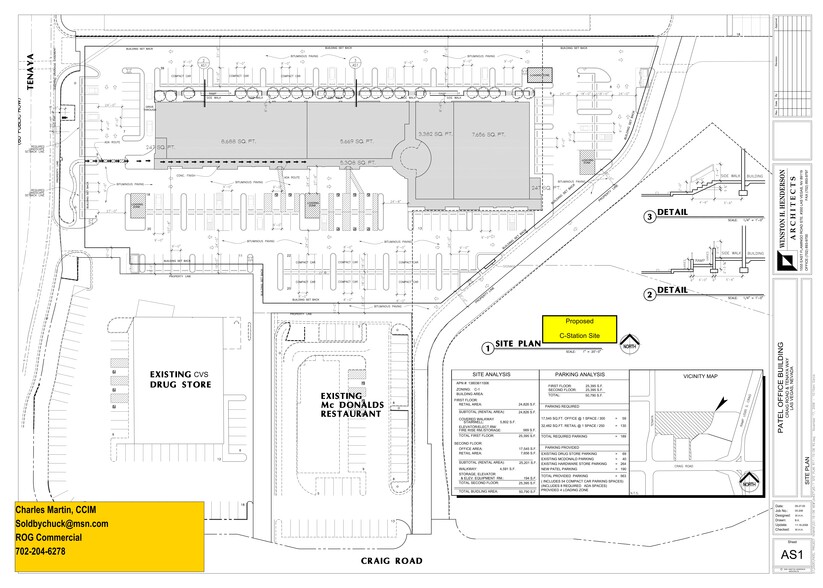 4430-4450 N Tenaya Way, Las Vegas, NV à louer - Plan de site - Image 2 de 5