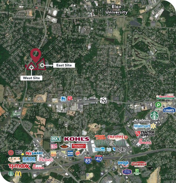 0 Westbrook Ave, Elon, NC à vendre - Aérien - Image 2 de 2